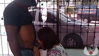 Black guy with a chunky cock fucks me bareback in the street window. I am fucked parallel to a bitch at the end of one's tether BBC boy. Do you non-appearance to put your cock in me too? Do you parallel to my black BBC?